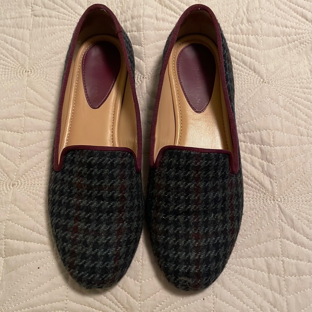 Antonio Melani Gigi Size 9 plaid loafer